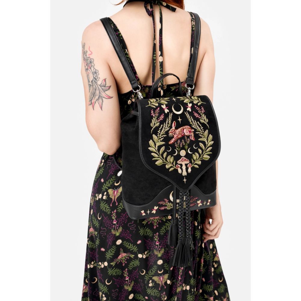 Restyle - Hare Moon Rucksack - Schwarz